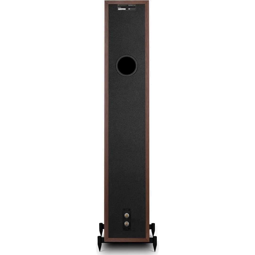 Wharfedale Diamond 12.4i 2.5-Way Passive Floorstanding Speakers Classic Walnut