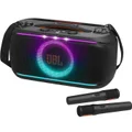 JBL PartyBox On-The-Go 2 Wireless Bluetooth Karaoke Portable Speaker with Dual Wireless Handheld Microphones
