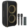 Vinnfier Tango 610 WMB Wireless Bluetooth Portable Speaker & Dual Wireless Handheld Microphones