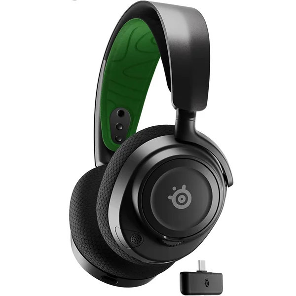 SteelSeries Arctis Nova 7X Wireless Gen 2 Wired/Wireless Bluetooth+2.4GHz Over-Ear Gaming Headset with Mic - Black