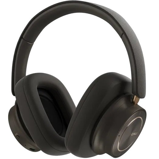 DALI IO-12 Wired/Wireless Bluetooth Noise-Cancelling Over-Ear Headphone with Mic - Dark Choco