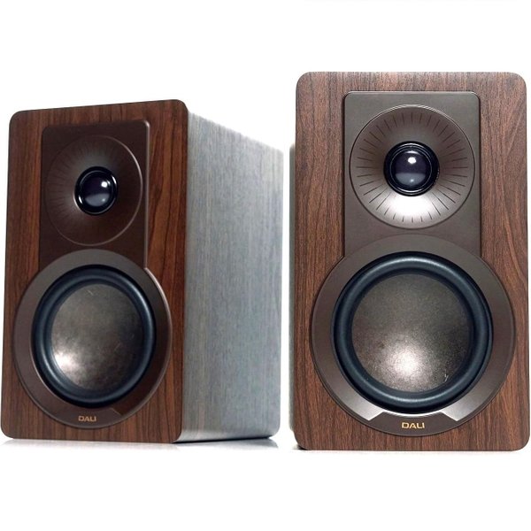 DALI KUPID 2-Way Passive Desktop Bookshelf Speakers - Dark Walnut