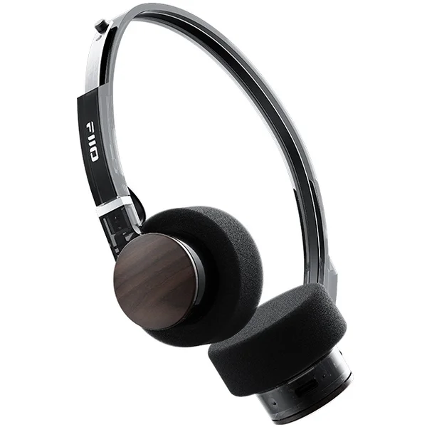 FiiO EH11 40mm Driver (1DD) Wireless Bluetooth On-Ear Headphone with Mic - Transparent Black