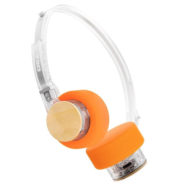 FiiO EH11 40mm Driver (1DD) Wireless Bluetooth On-Ear Headphone with mic - Transparent