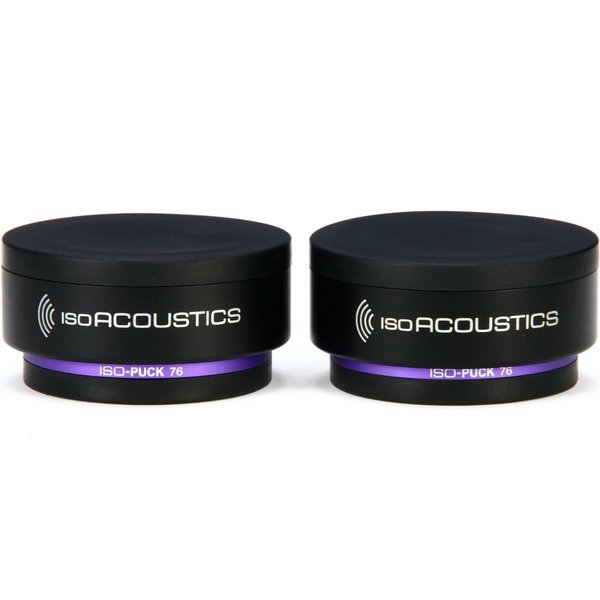 IsoAcoustics ISO-PUCK 76 Desktop/Floor Acoustic Isolators (2 units/pack)