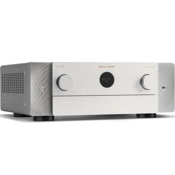 Marantz CINEMA 50 9.4 Channel 8K Hi-Fi Network AV Receiver (with Dolby Atmos, DTS:X) - Silver Gold