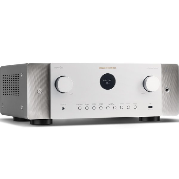 Marantz CINEMA 60 7.2 Channel 8K Hi-Fi Network AV Receiver (with Dolby Atmos, DTS:X) - Silver Gold