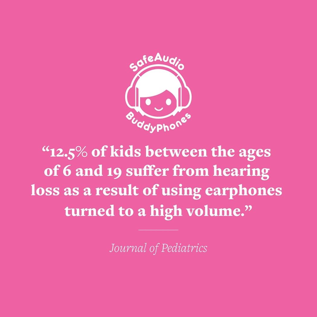 BuddyPhones Cosmos Fun Wired/Wireless Bluetooth Noise-Cancelling Over-Ear Headphone with Mic for Kids - Blue