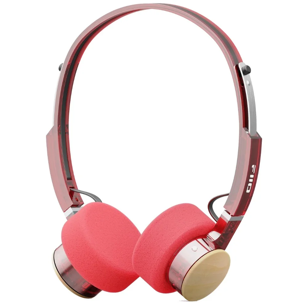 FiiO EH11 40mm Driver (1DD) Wireless Bluetooth On-Ear Headphone with mic - Burgundy