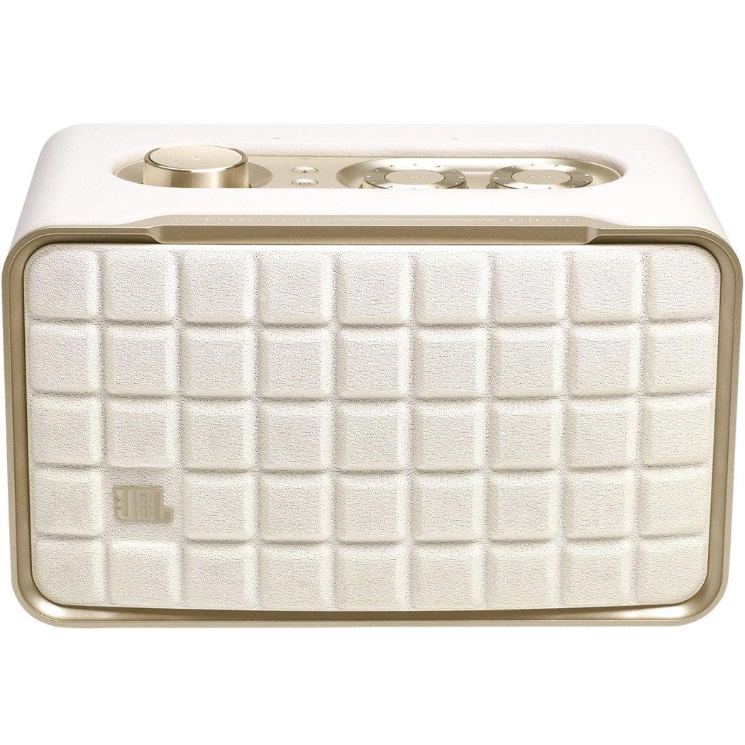 JBL Authentics 200 Multi-Room Wireless Bluetooth WiFi Network Desktop Speaker White