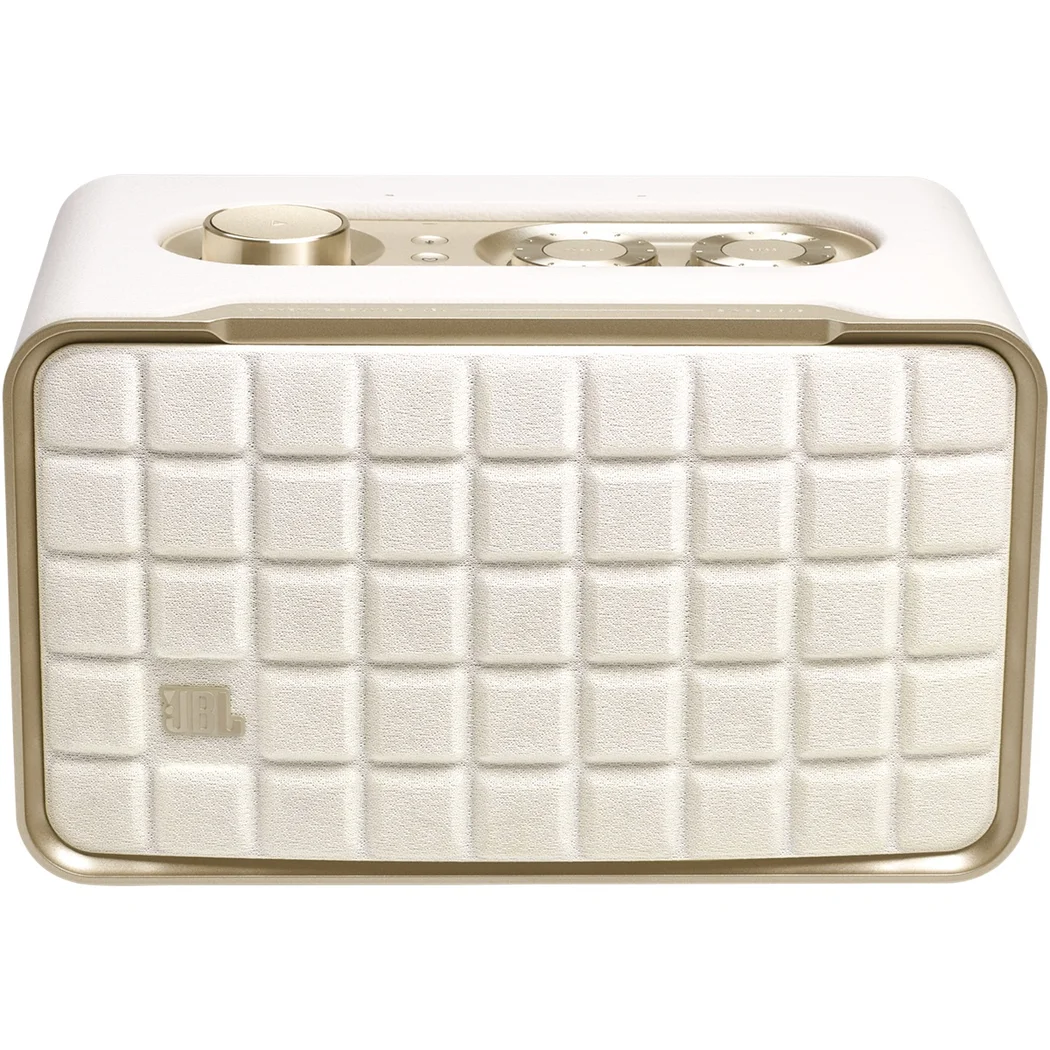 JBL Authentics 200 Multi-Room Wireless Bluetooth WiFi Network Desktop Speaker White