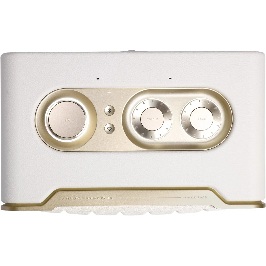 JBL Authentics 200 Multi-Room Wireless Bluetooth WiFi Network Desktop Speaker White