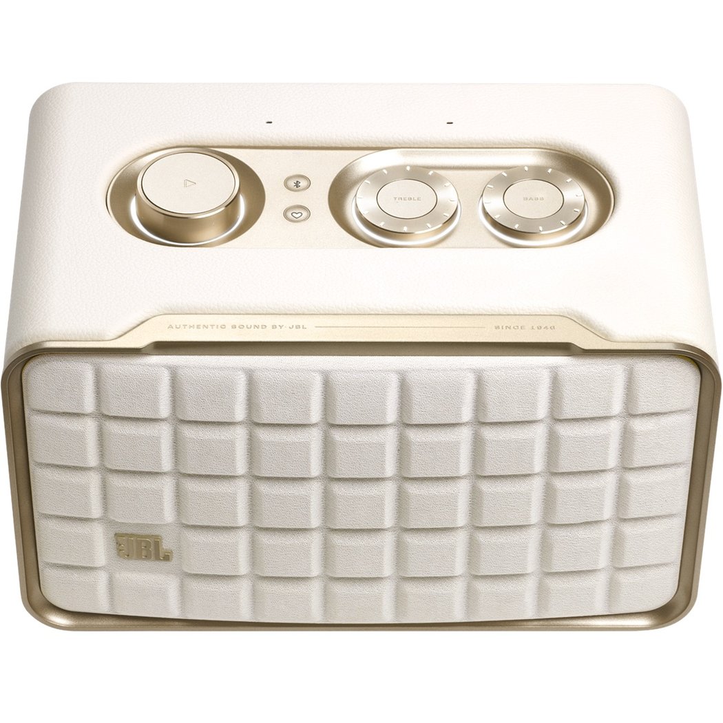 JBL Authentics 200 Multi-Room Wireless Bluetooth WiFi Network Desktop Speaker White