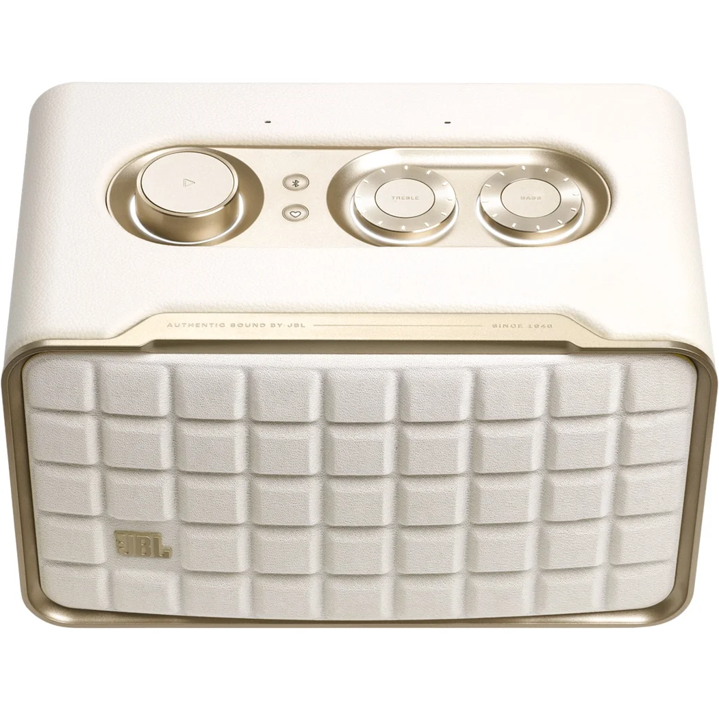JBL Authentics 200 Multi-Room Wireless Bluetooth WiFi Network Desktop Speaker White