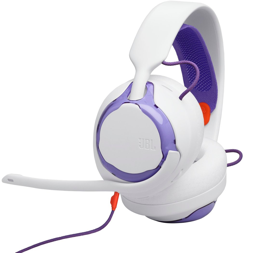 JBL Quantum 250 Multi-Platform Over-Ear Gaming Headset with Mic -White