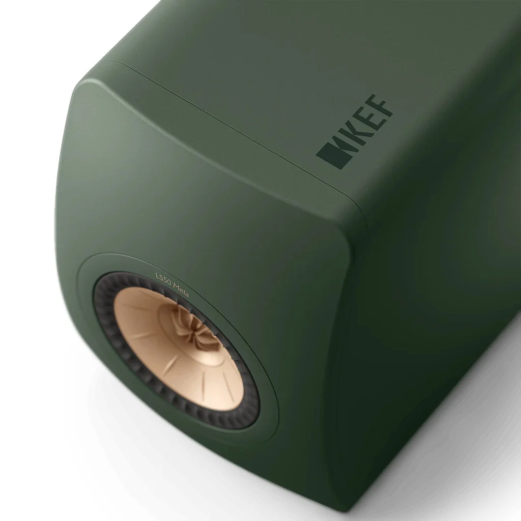 KEF LS50 Meta 2-Way Passive Desktop Bookshelf Speakers - Moss Green