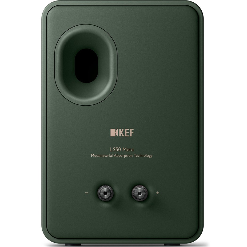 KEF LS50 Meta 2-Way Passive Desktop Bookshelf Speakers - Moss Green
