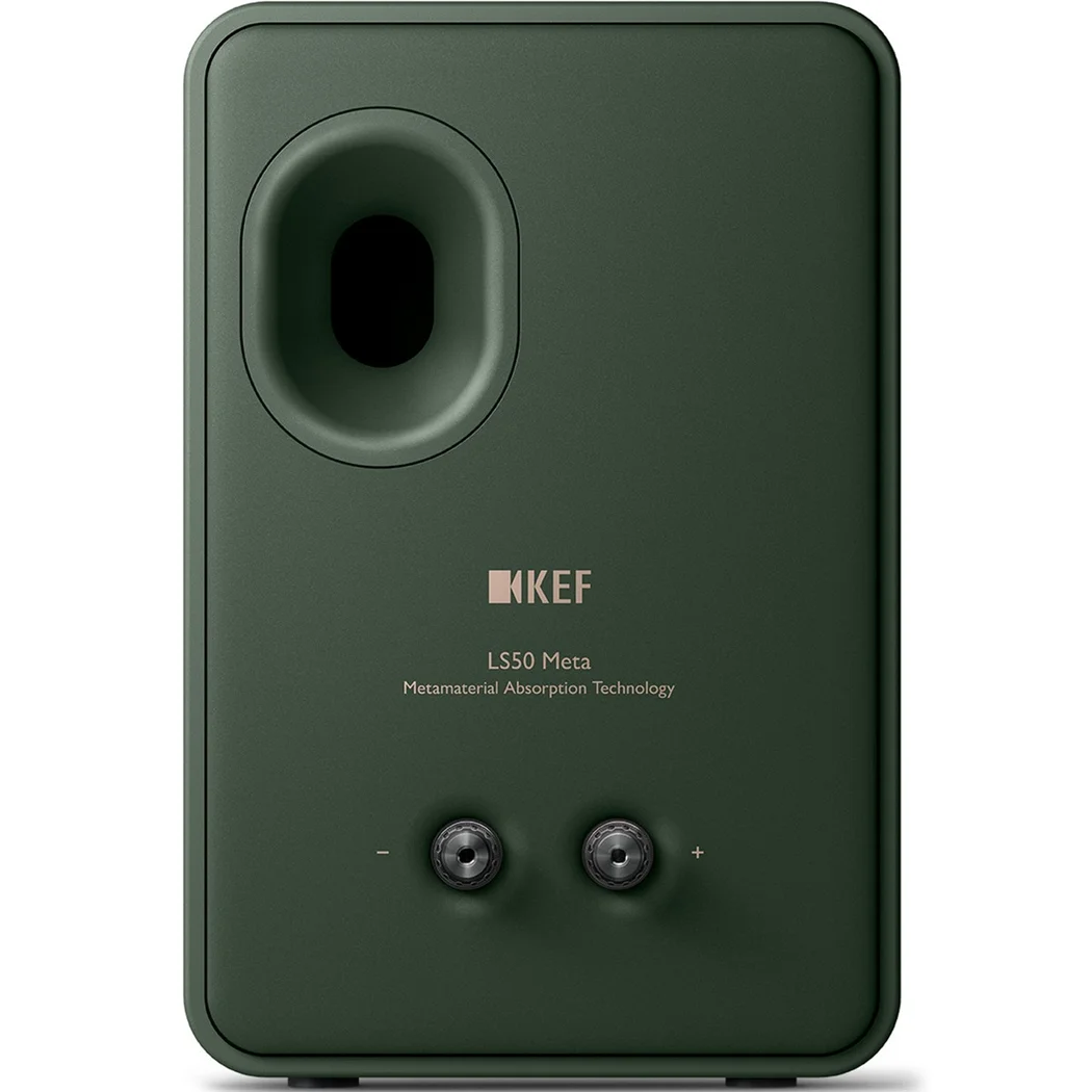 KEF LS50 Meta 2-Way Passive Desktop Bookshelf Speakers - Moss Green