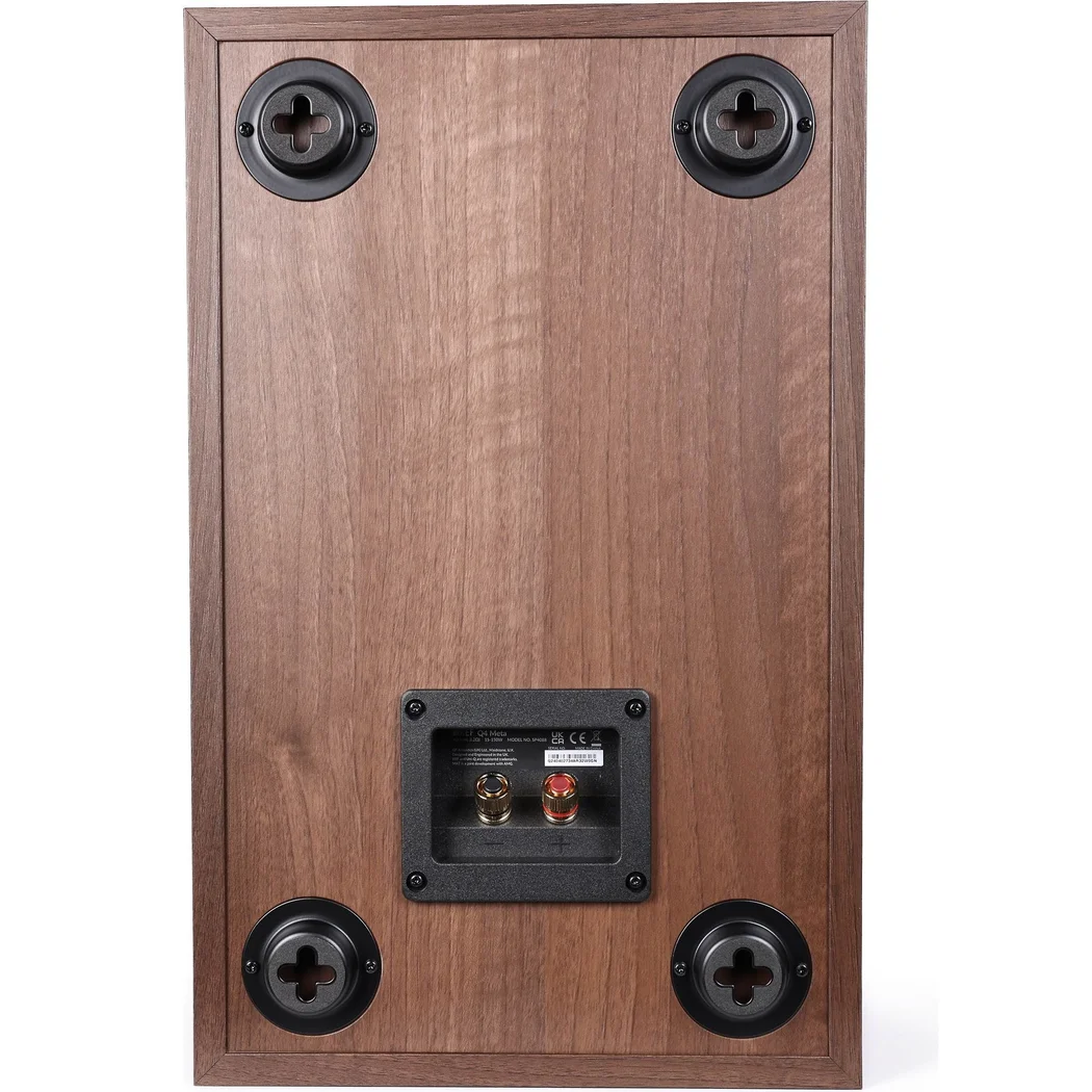 KEF Q4 Meta 2-Way Passive On-Wall Speaker - Walnut