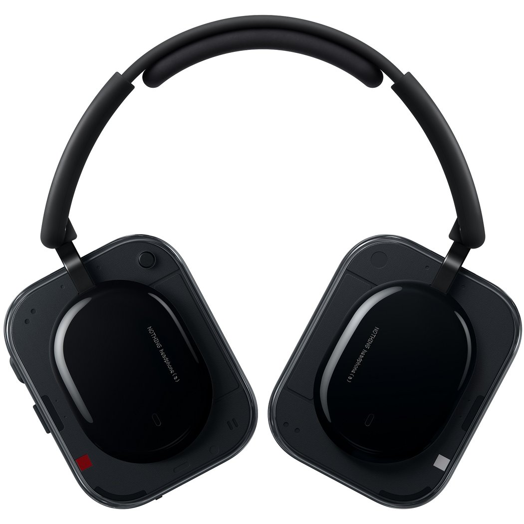 Nothing Headphone (a) Wired/Wireless Bluetooth Noise-Cancelling Over-Ear Headphone with Mic - Black