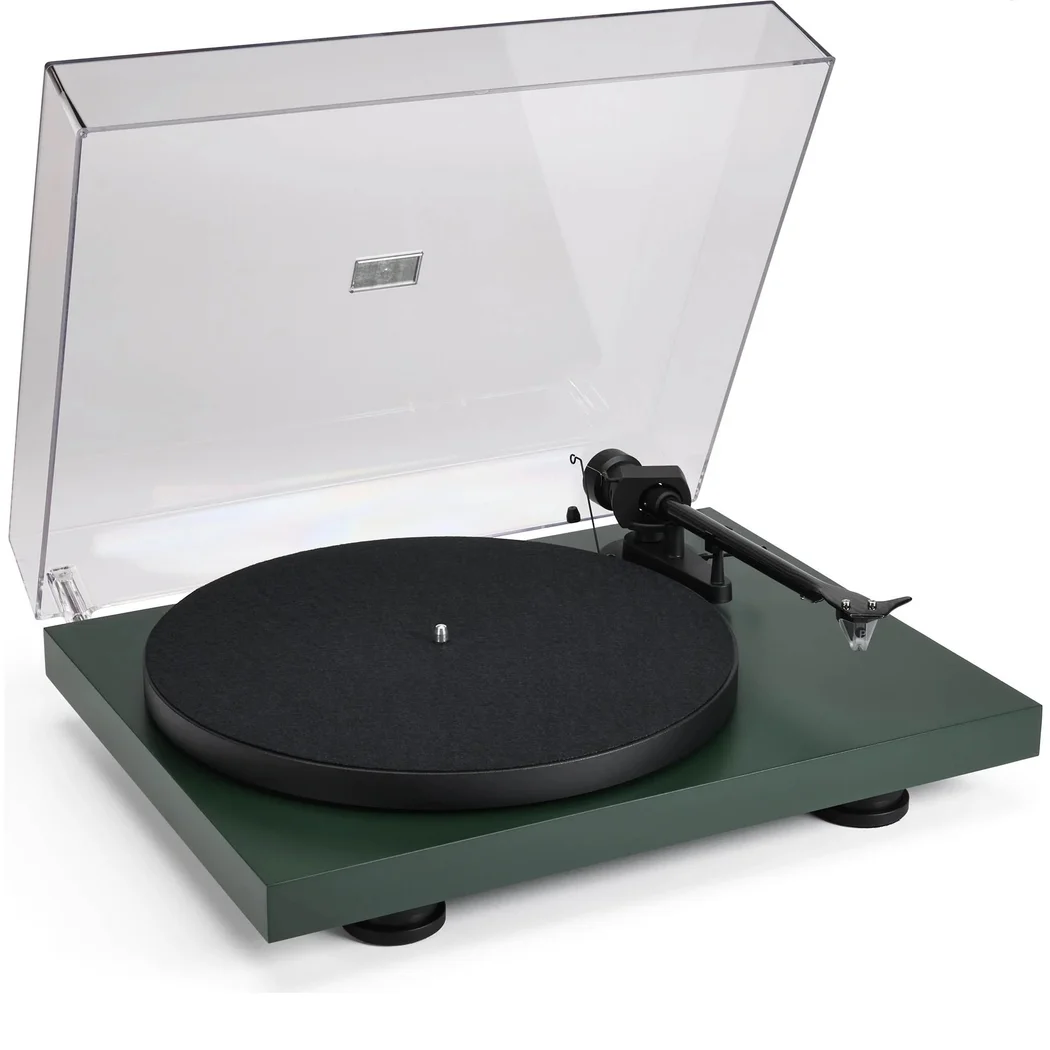 Pro-Ject Debut EVO 2 Fully Manual Belt-Drive Turntable - Satin Fir Green
