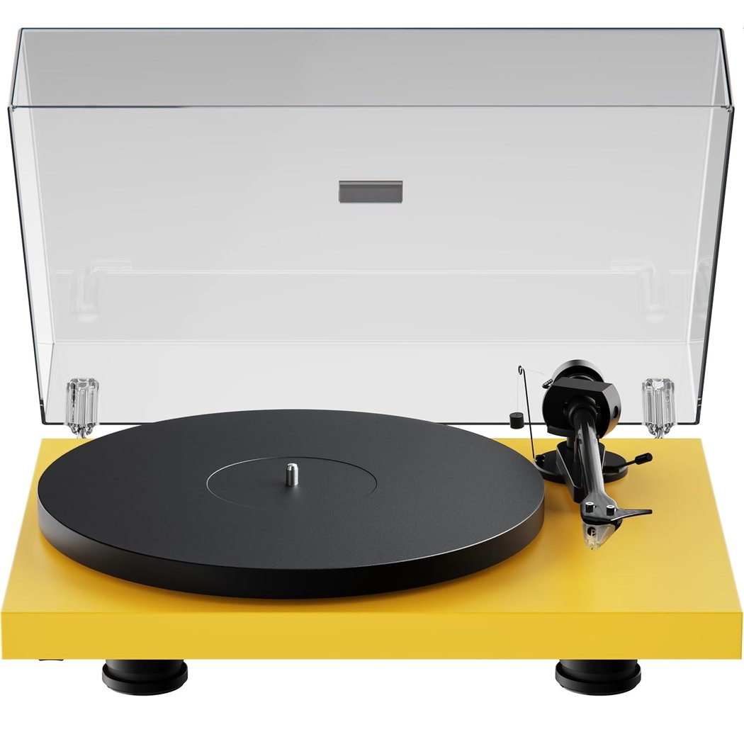 Pro-Ject Debut EVO 2 Fully Manual Belt-Drive Turntable - Satin Golden Yellow