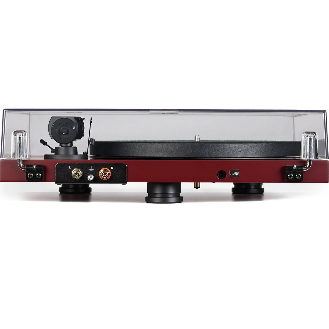 Pro-Ject Debut EVO 2 Fully Manual Belt-Drive Turntable - Satin Wine Red