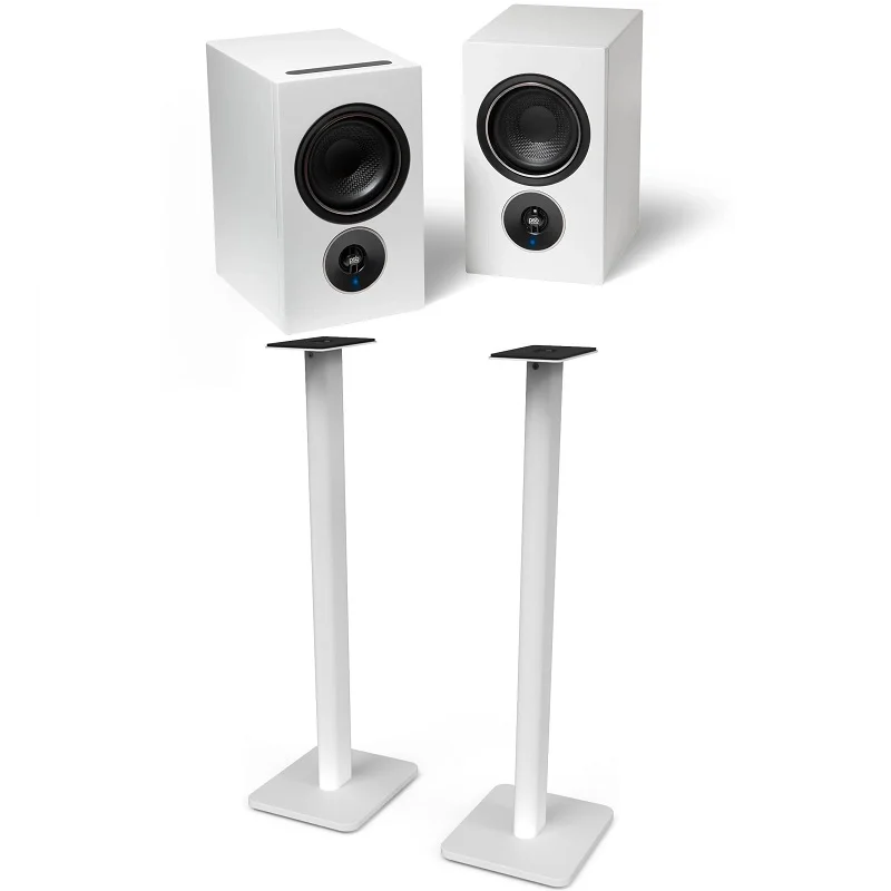 PSB Alpha iQ with Kanto SP32PL Bookshelf Speakers Floor Stands Bundle
