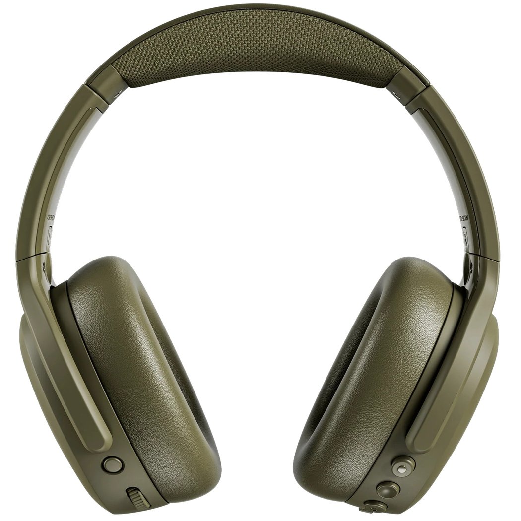 Skullcandy Crusher ANC 2 Wireless Bluetooth Noise-Cancelling Over-Ear Headphone with Mic - Drab
