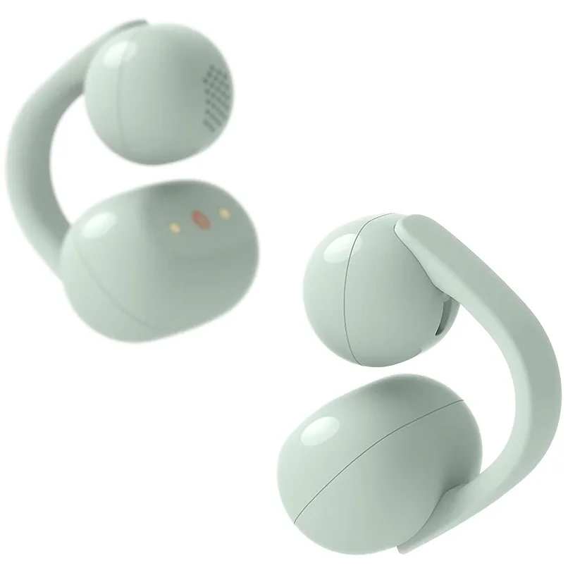 Sony LinkBuds Clip WF-LC900 True Wireless Bluetooth Air Conduction Open-Ear Earphone with Mic - Green