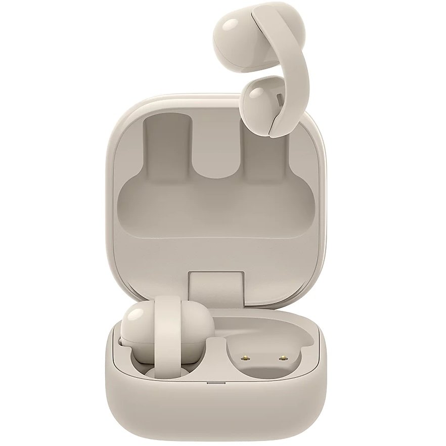 Sony LinkBuds Clip WF-LC900 True Wireless Bluetooth Air Conduction Open-Ear Earphone with Mic - Greige