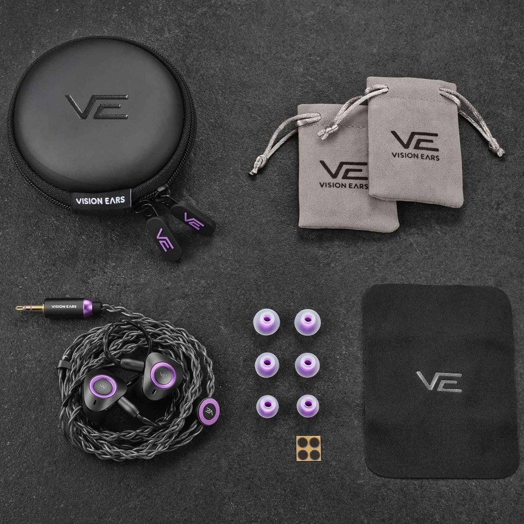 Vision Ears GO Live! 4-Driver 3BA+1DD Hybrid In-Ear Earphone IEM UIEM
