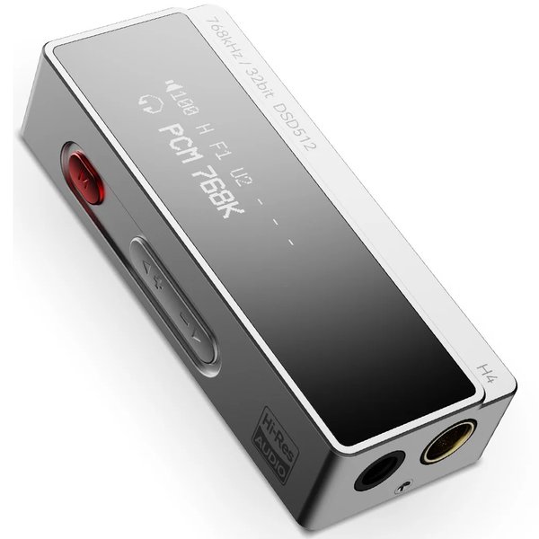 AIYIMA H4 Type-C to 3.5mm/4.4mm Portable USB DAC & Headphone Amplifier Adapter