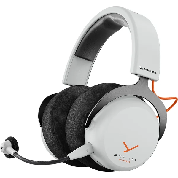 Beyerdynamic MMX 150 Wireless Wired/Wireless Bluetooth+2.4GHz Over-Ear Gaming Headset with Mic - Arctic White