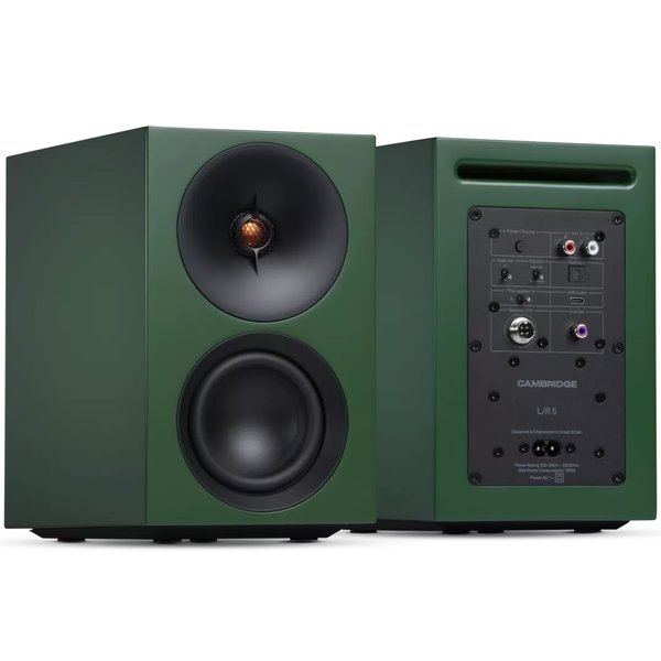 Cambridge Audio L/R S Wireless Bluetooth Desktop Bookshelf Speakers - Green