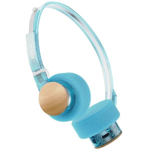FiiO EH11 40mm Driver (1DD) Wireless Bluetooth On-Ear Headphone with Mic - Cyan