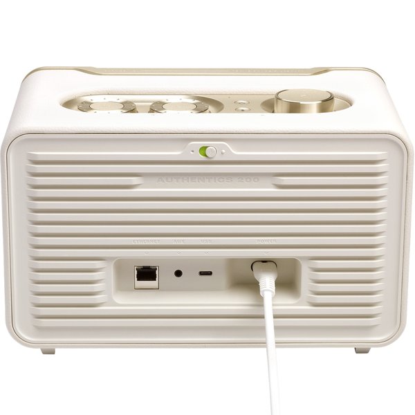 JBL Authentics 200 Multi-Room Wireless Bluetooth/WiFi Network Desktop Speaker - White