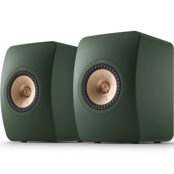 KEF LS50 Meta 2-Way Passive Desktop Bookshelf Speakers - Moss Green