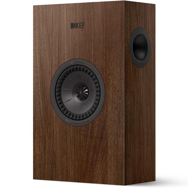 KEF Q4 Meta 2-Way Passive On-Wall Speaker - Walnut