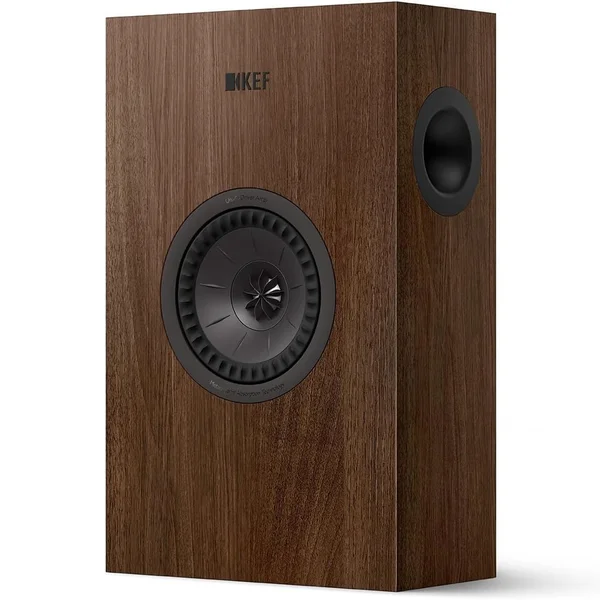 KEF Q4 Meta 2-Way Passive On-Wall Speaker - Walnut