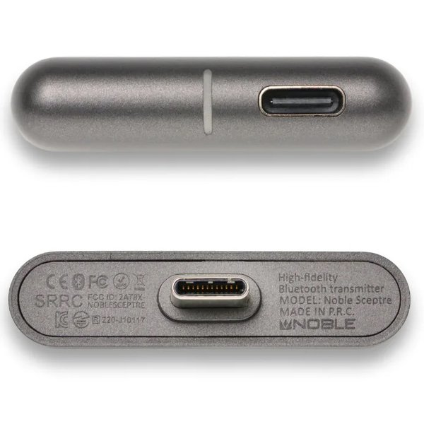 Noble Audio Sceptre High-Res Wireless Bluetooth Transmitter USB Type-C Dongle with USB-C Charging Port