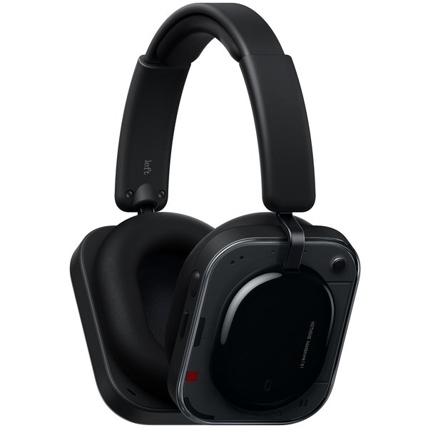 Nothing Headphone (a) Wired/Wireless Bluetooth Noise-Cancelling Over-Ear Headphone with Mic - Black