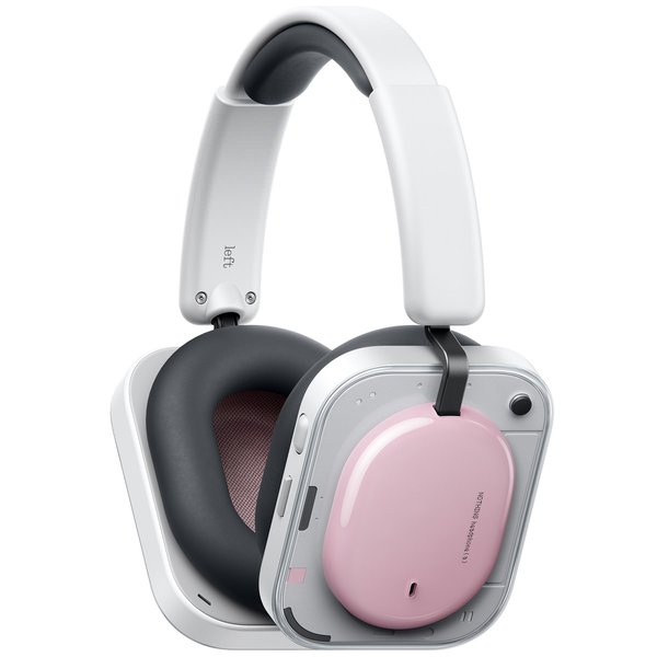 Nothing Headphone (a) Wired/Wireless Bluetooth Noise-Cancelling Over-Ear Headphone with Mic - Pink