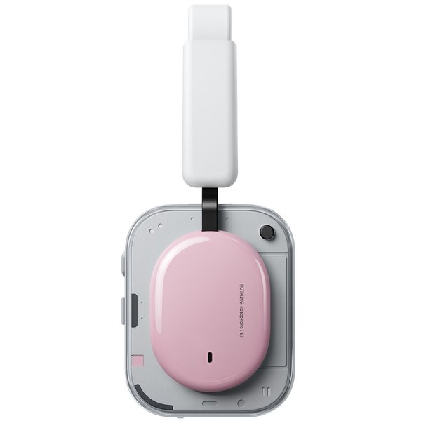 Nothing Headphone (a) Wired/Wireless Bluetooth Noise-Cancelling Over-Ear Headphone with Mic - Pink