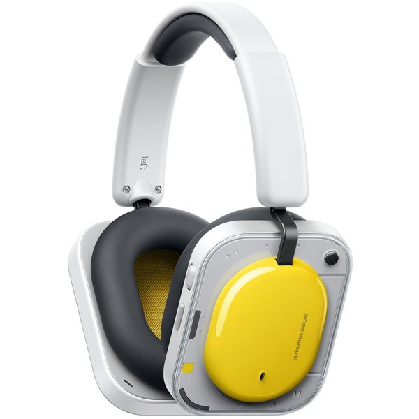 Nothing Headphone (a) Wired/Wireless Bluetooth Noise-Cancelling Over-Ear Headphone with Mic - Yellow