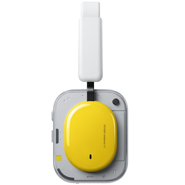 Nothing Headphone (a) Wired/Wireless Bluetooth Noise-Cancelling Over-Ear Headphone with Mic - Yellow