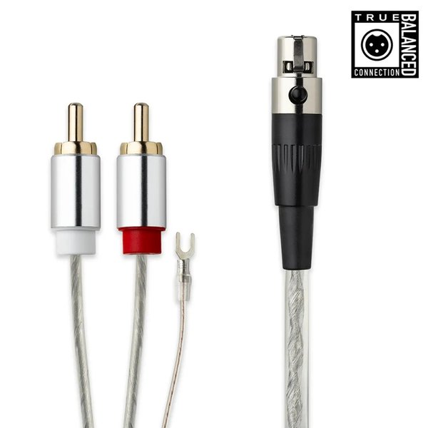 Pro-Ject Connect it E RCA to Mini XLR Balanced Phono Cable for Turntables & Phono Stages