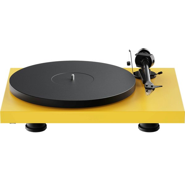 Pro-Ject Debut EVO 2 Fully Manual Belt-Drive Turntable (Pick it MM EVO Cartridge) - Satin Golden Yellow
