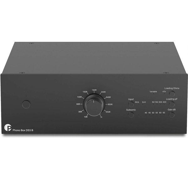 Pro-Ject Phono Box DS3 B True Balanced, Dual Mono & Fully Discrete Phono Preamplifier/Phono Stage - Black