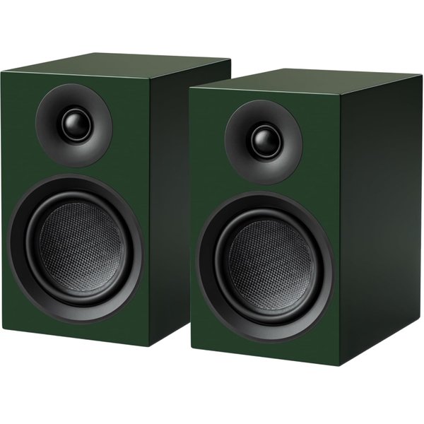 Pro-Ject Speaker Box 5 E Carbon 2-Way Passive Bookshelf Speakers - Satin Fir Green